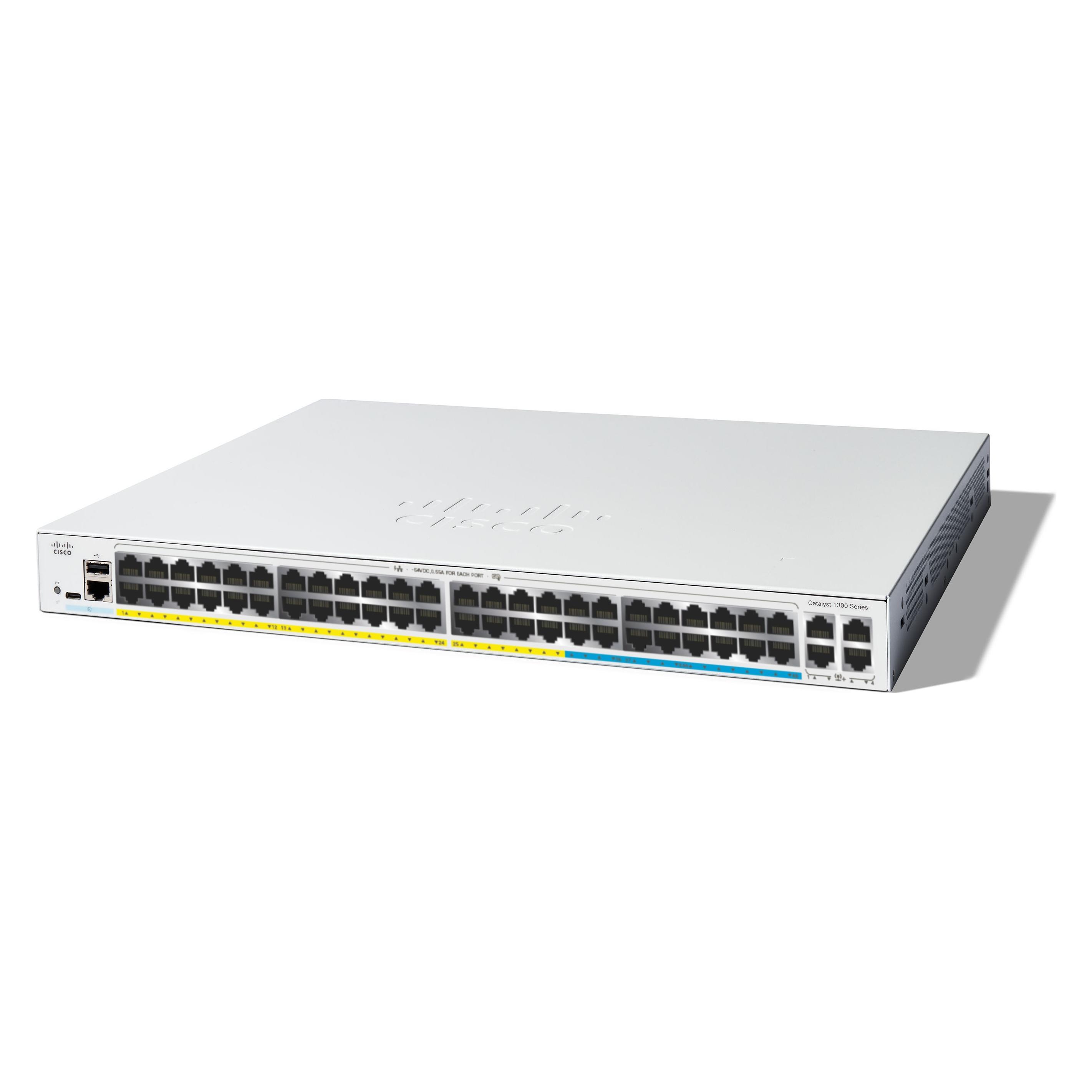 Cisco Catalyst 1300-48MGP-4X - Switch - (48 Ports) (C1300-48MGP-4X)