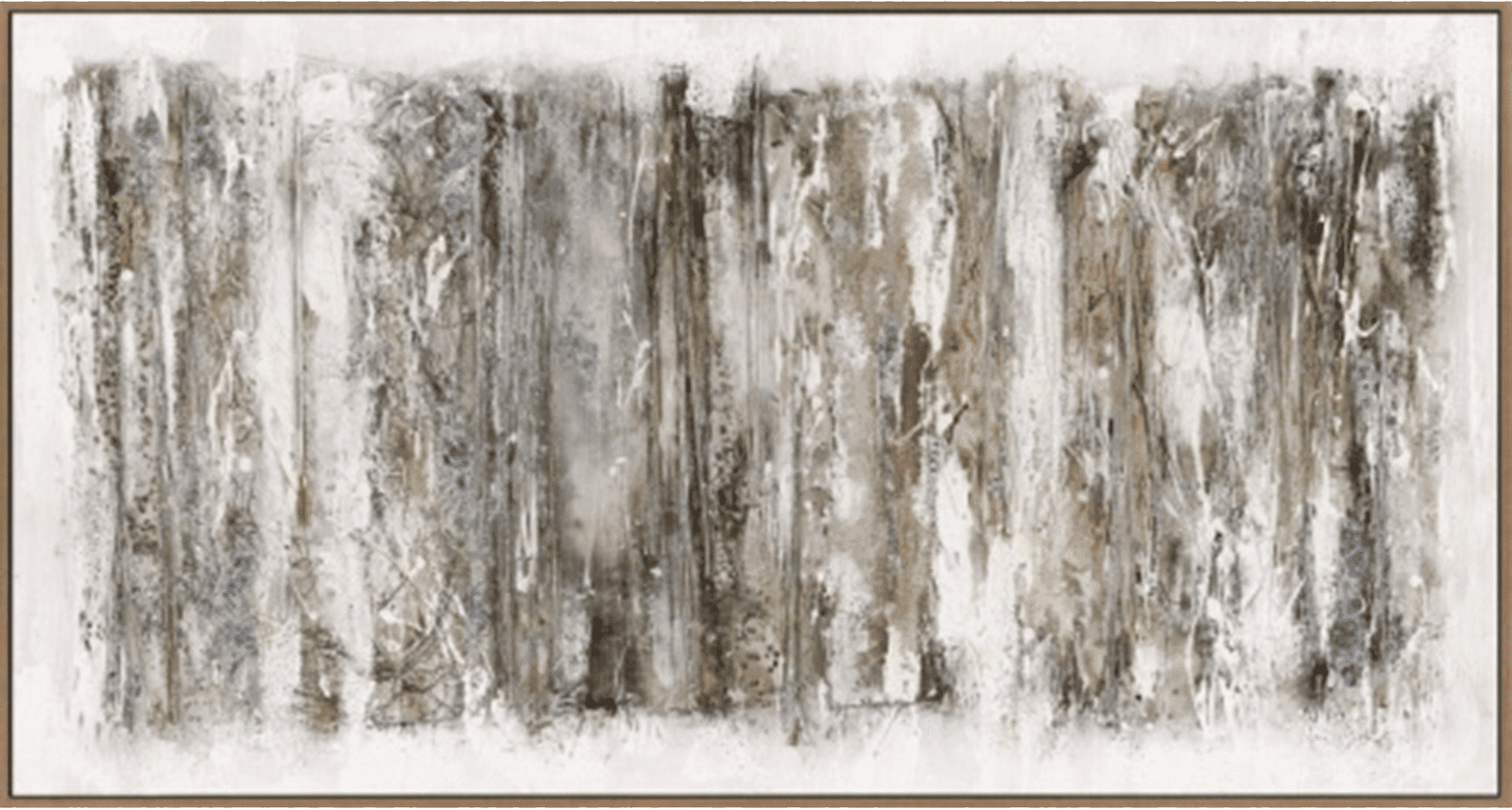 Artisan Hand Painted Abstract Framed Canvas