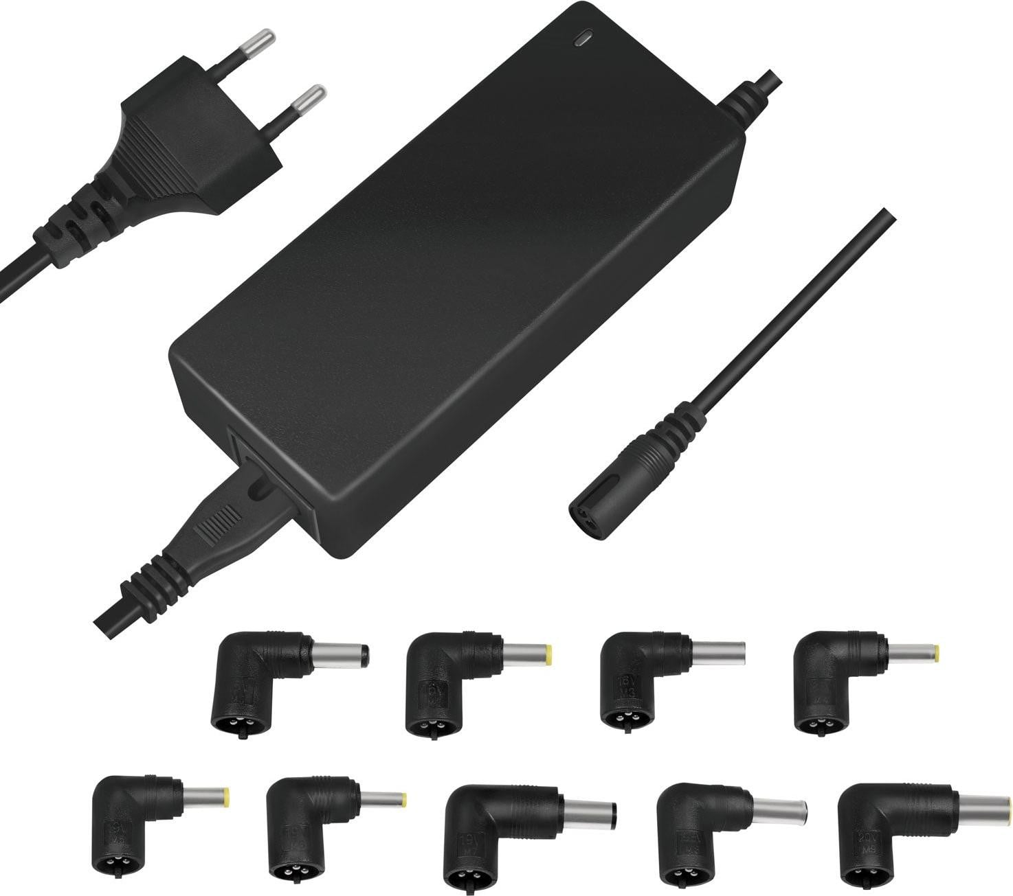 LogiLink PA0215 Universele netadapter voor notebooks, 90 Watt, zwart