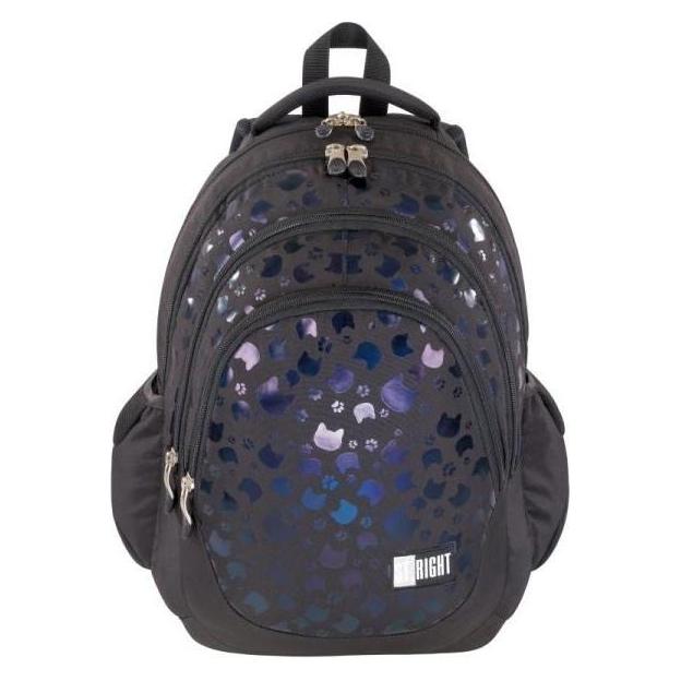 Majewski 4-fach Rucksack ST. RECHTS BP-06 schwarze Katzen (5903235664571)