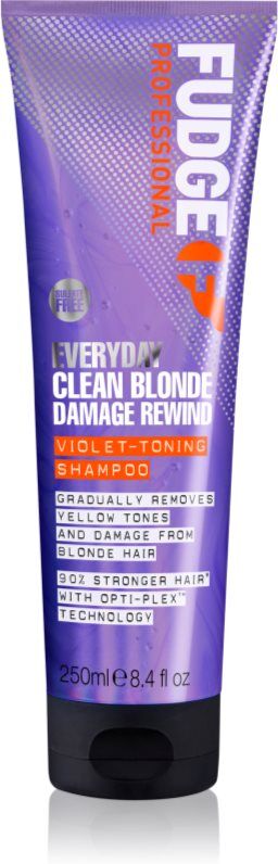 Fudge Everyday Clean Blonde Damage Rewind Shampoo shampooing doux usage quotidien pour cheveux blonds et méchés 250 ml