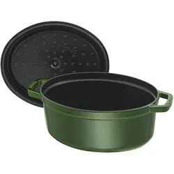 Staub Cocotte, Pfanne + Kochtopf, Grün