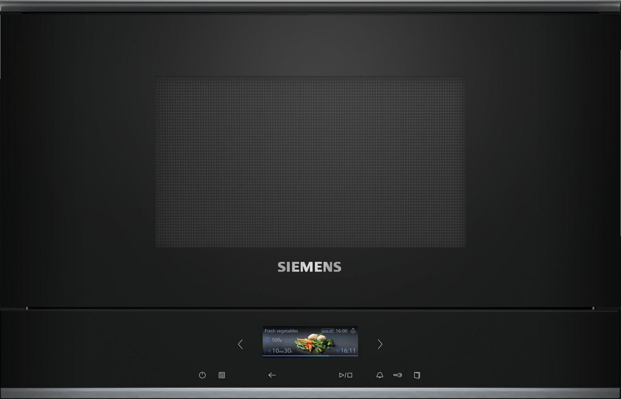 Siemens BF722R1B1 iQ700 Einbau-Mikrowelle schwarz