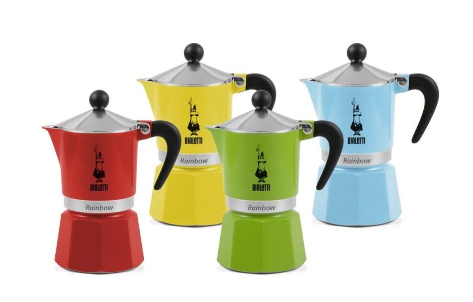 Bialetti Rainbow - Espressokocher - hellblau - für 6 Tassen 5043