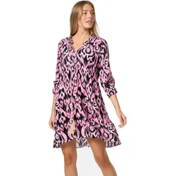 PM SELECTED Damen Tunikakleid Sommerkleid Jersey Strandkleid mit Muster PM31