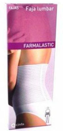 Cinfa Farmalastic Klettgürtel Weiß T/2 95 115