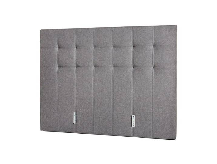 Tête de lit 140x105 cm grise - CONFORTLUXE