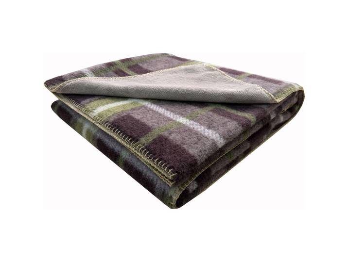 Wohndecke Wanda grau/grün 100 Prozent Polyester 150 x 200 cm - Material: 100% Polyester - Wohndecke