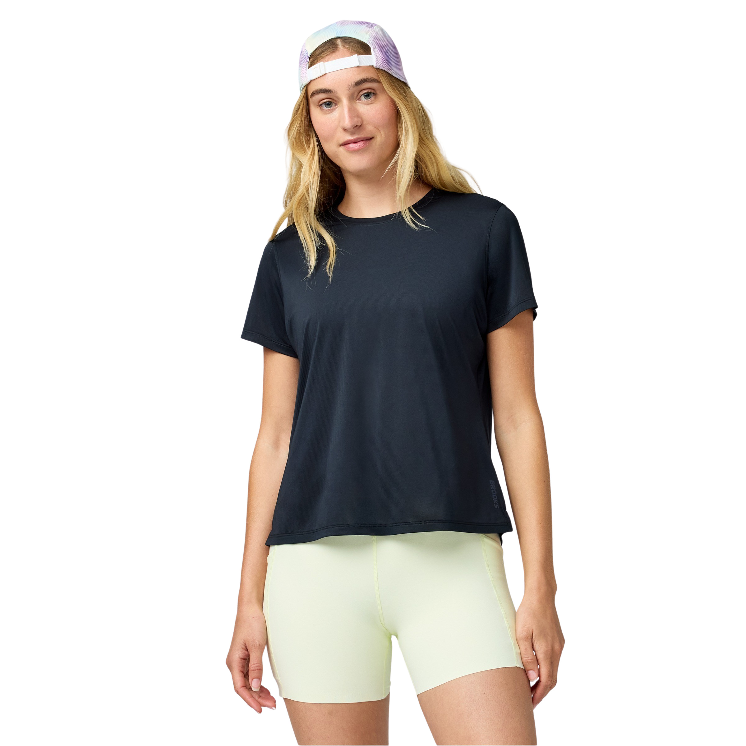 Brooks Dash Damen T-Shirts schwarz Größe XS Laufen Geruchsneutralisierend