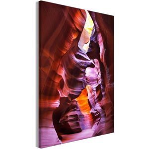 Artgeist Wandbild Antelope Canyon USA, Leinwand, Hochformat, 80 x 120 cm