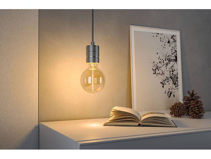 LED-Leuchtmittel Floating Shine G95 10 x 14 x 10cm Gold/Gold