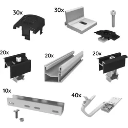 K2 Systems 'UK Paket für 10 Module von  '(0% MwSt §12 III UstG)
