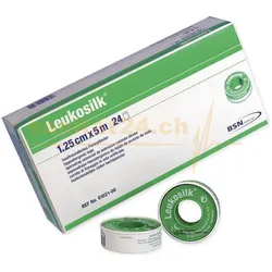 BSN, Pflaster, LEUKOSILK 5MX2,5CM, 12 St PFL (12x)