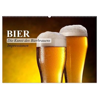 Bier. Die Kunst des Bierbrauens. Impressionen (Wandkalender 2027 DIN A2 quer), CALVENDO Monatskalender