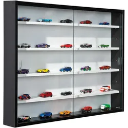 Inter Link Sammlervitrine Gewürzschrank Hängevitrine Wandregal Collecty - Schwarz/Weiß