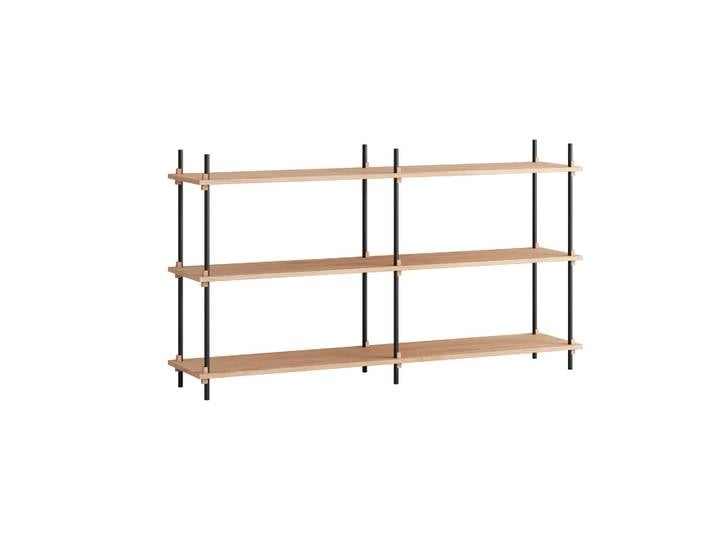 MOEBE Moebe shelving system s.85.2.B Chêne-noir