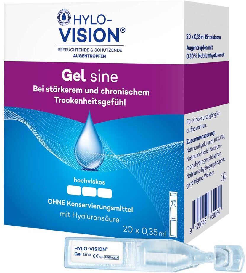 Hylo-Vision Gel Sine Einzeldosispipetten