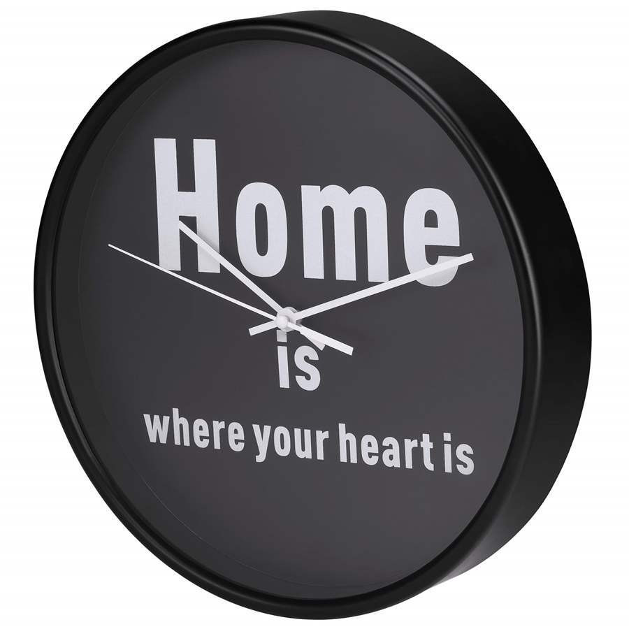 Hama Wandklok PG-260 Design Home Is Where Your Heart Is Geluidsarm