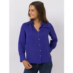 EVA LUTZ Bluse Lotte Knopfleiste Manschetten leger weit