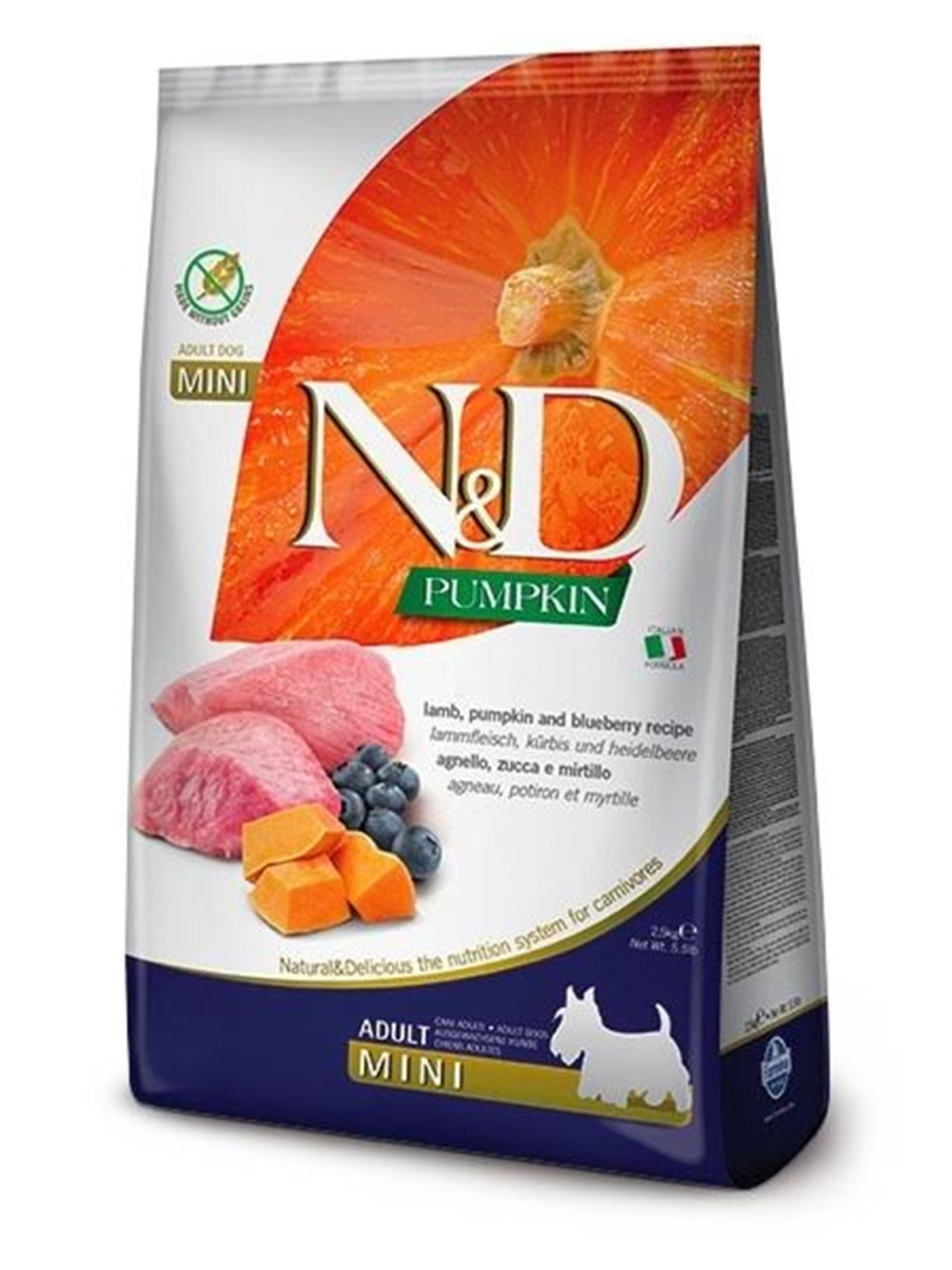 Farmina Pet Food LAMM & BLAUBEERE ADULT MINI 2,5kg
