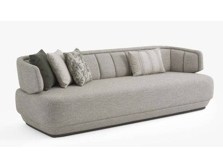 Xlmoebel Esszimmerstuhl Beige gepolsterter Esszimmerstuhl im modernen Boucle-Design, Made in Europa