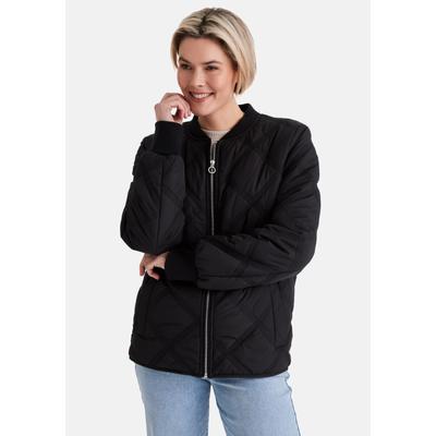 Steppjacke STOOKER WOMEN "JULIET Steppjacke", Damen, Gr. 36/38, schwarz, Stoff, 100% Polyester, regular fit, Jacken Steppjacke, Steppjacke Stehkragen Langarm für Damen