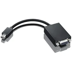 Lenovo 0A36536 Videokabel-Adapter VGA (D-Sub) Mini DisplayPort Schwarz