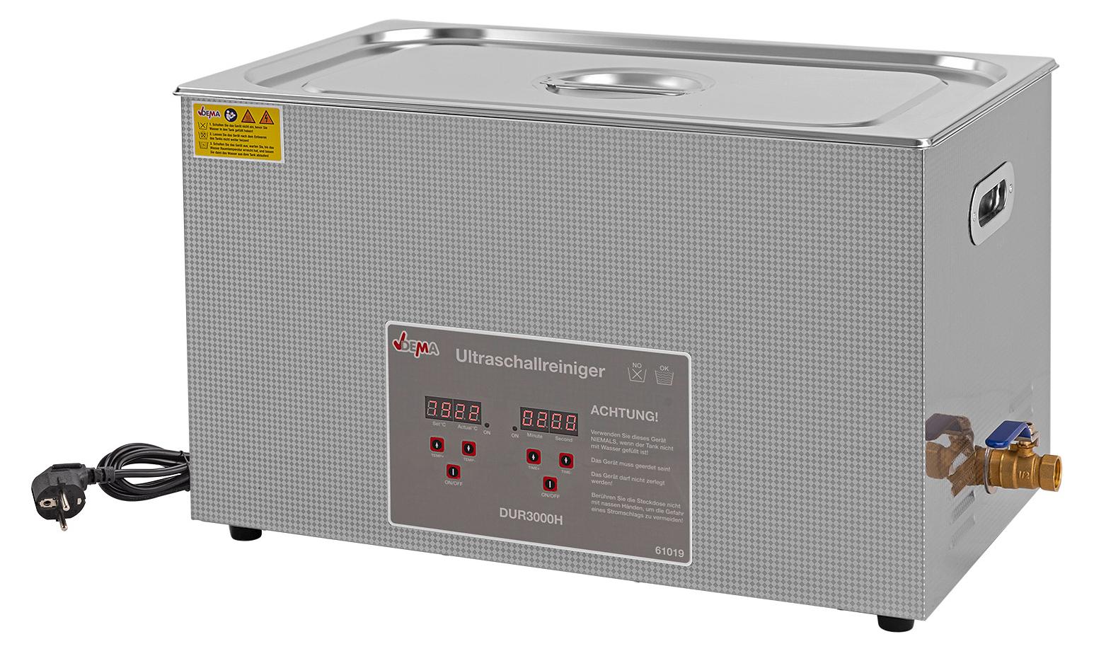 Ultraschallreiniger 30L mit Heizung Ultraschallbad Reinigungsgeraet XXL
