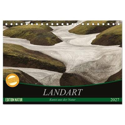 Landart - Kunst aus der Natur (Tischkalender 2027 DIN A5 quer), CALVENDO Monatskalender
