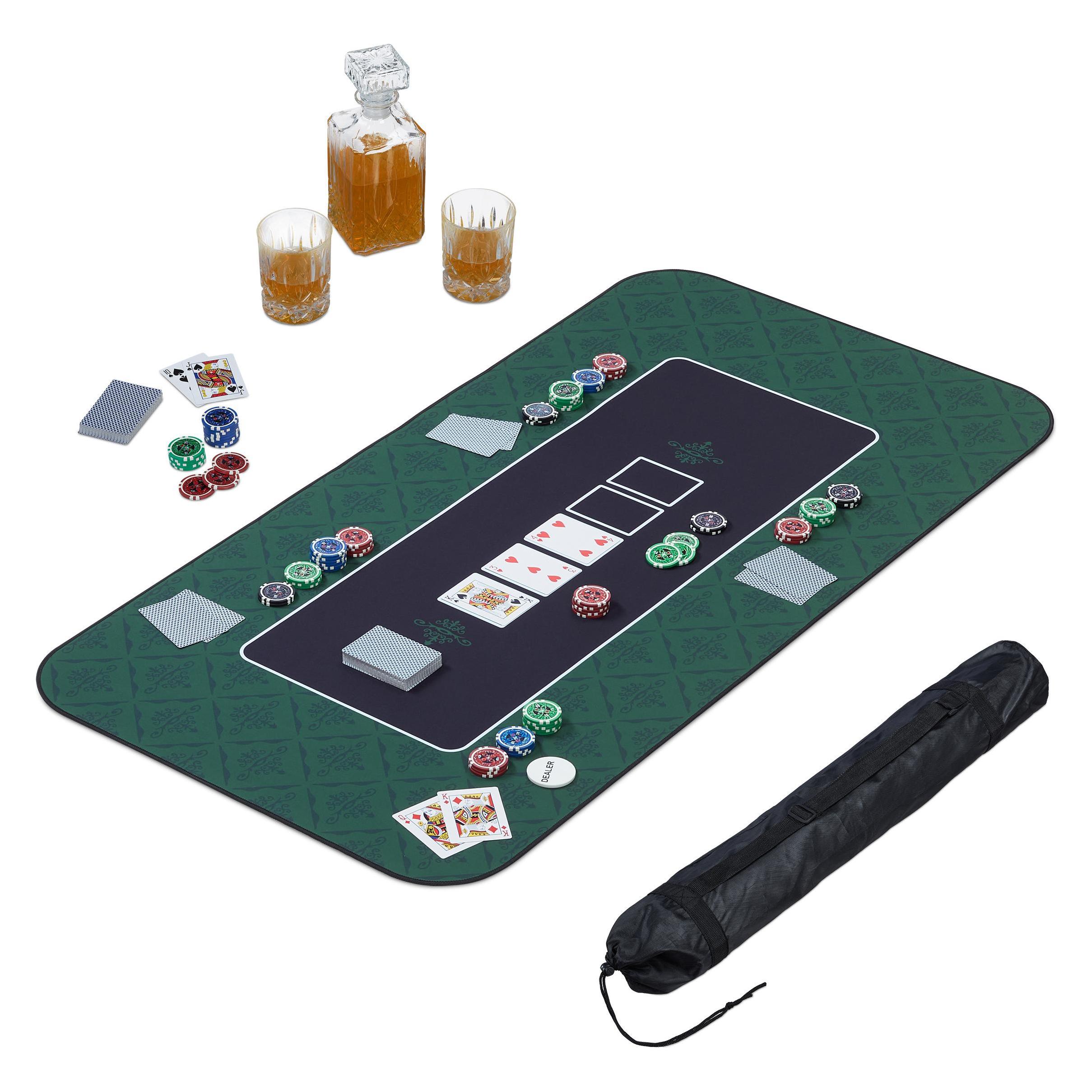 Relaxdays Pokermatte (4052025900533)