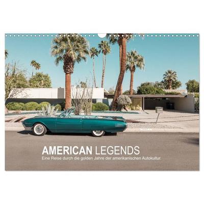 AMERICAN LEGENDS (Wandkalender 2027 DIN A3 quer), CALVENDO Monatskalender