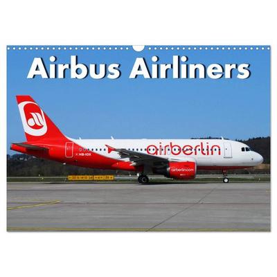 Airbus Airliners (Wandkalender 2026 DIN A3 quer), CALVENDO Monatskalender
