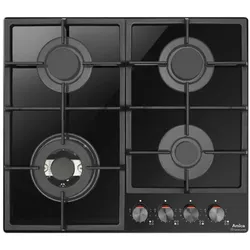 Amica Gas Kochfeld Schwarz PGCD6111A