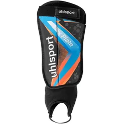 uhlsport Flex Plate Schienbeinschoner schwarz/fluo orange/cyan L
