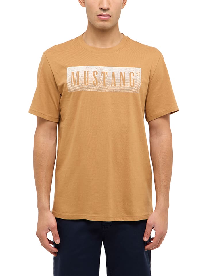 Mustang Shirt "Austin" in Hellbraun - L