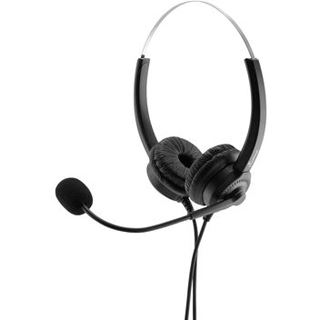 MediaRange Headset binaural Stereo USB 2.0 Schwarz