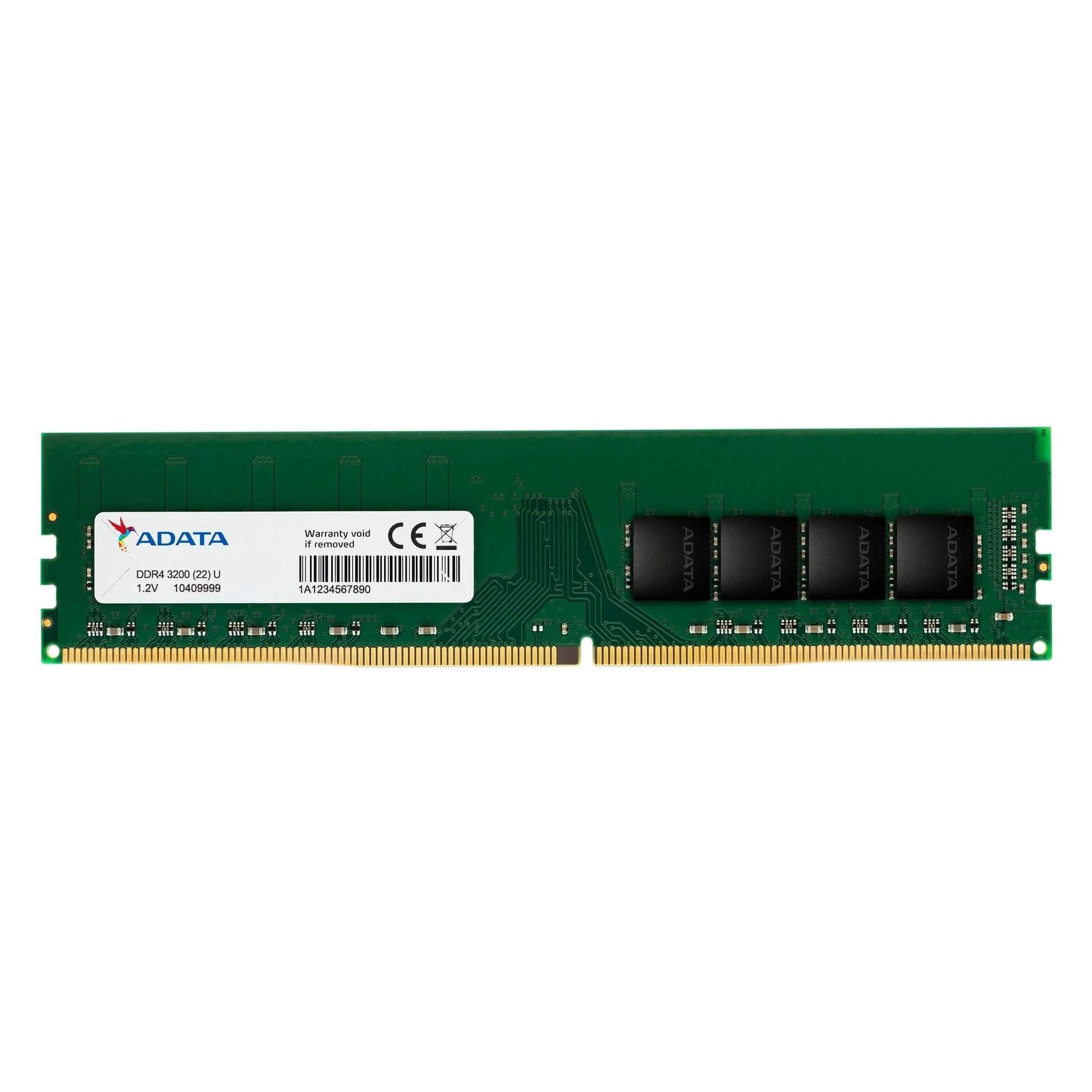 Adata AD4U32008G22-SGN Speichermodul GB DDR4 (1 x 8GB, 3200 MHz, DDR4-RAM, DIMM) (AD4U32008G22-SGN)