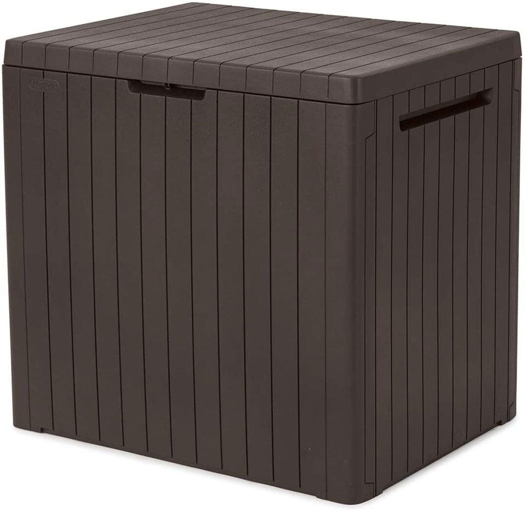 Keter City Box Brown 55cm H X 58cm W X 44cm D