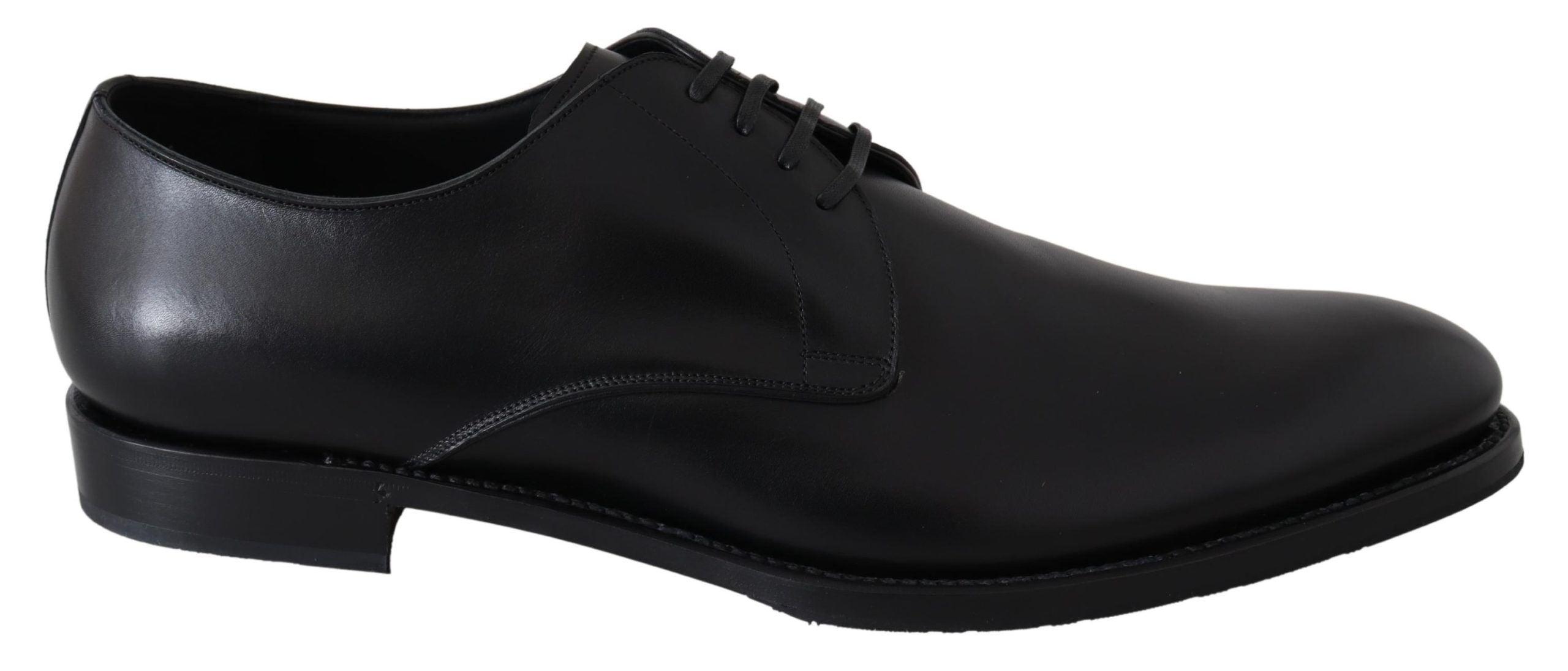 Dolce & Gabbana Schwarze Leder SARTORIA Handgefertigte Schuhe