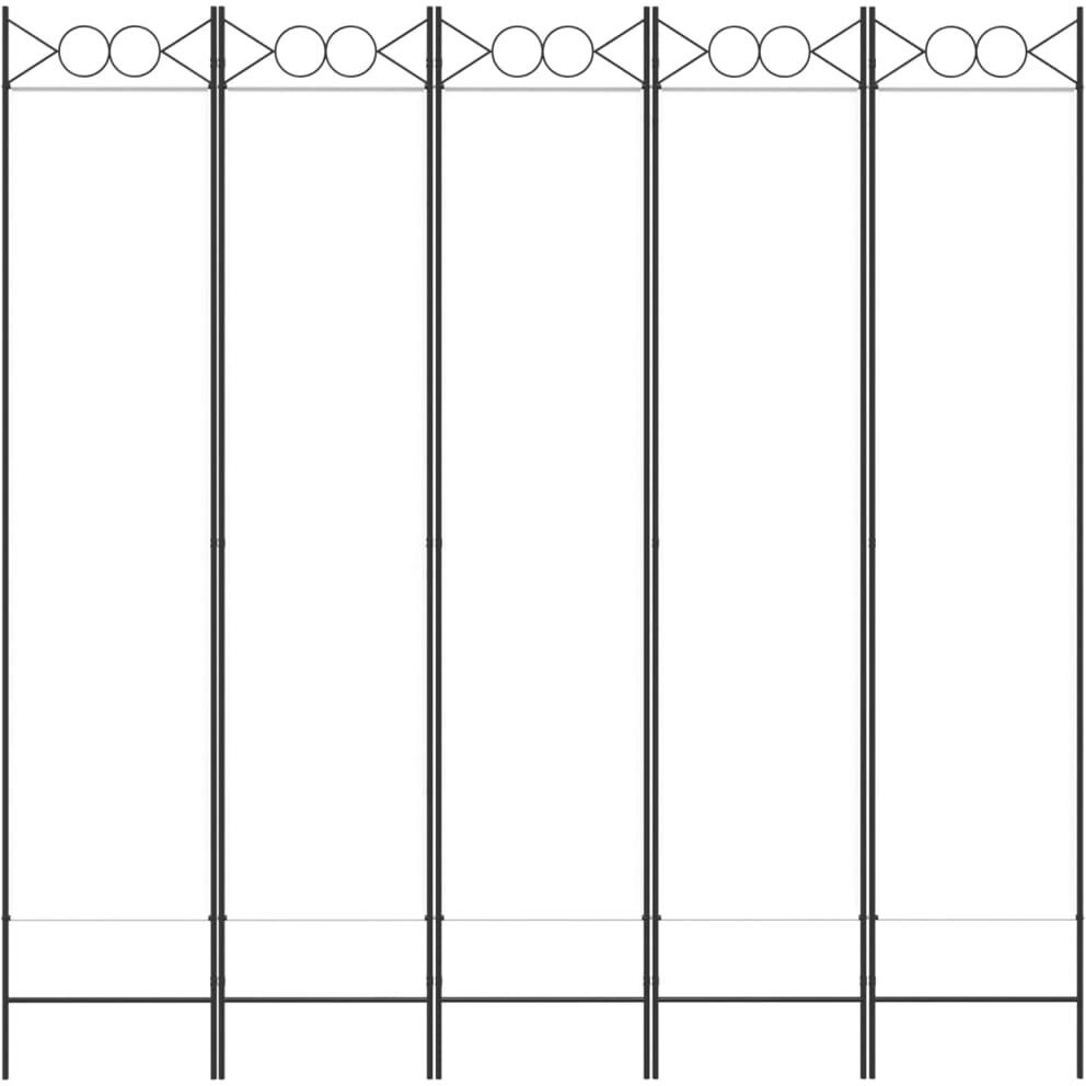 Marlow Home Co. Casida Folding Room Divider White 200 x 200 cm