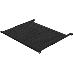 Minkels Variable perforated 19-inch shelf, 70 cm depth, Serverschrank Zubehör, Schwarz