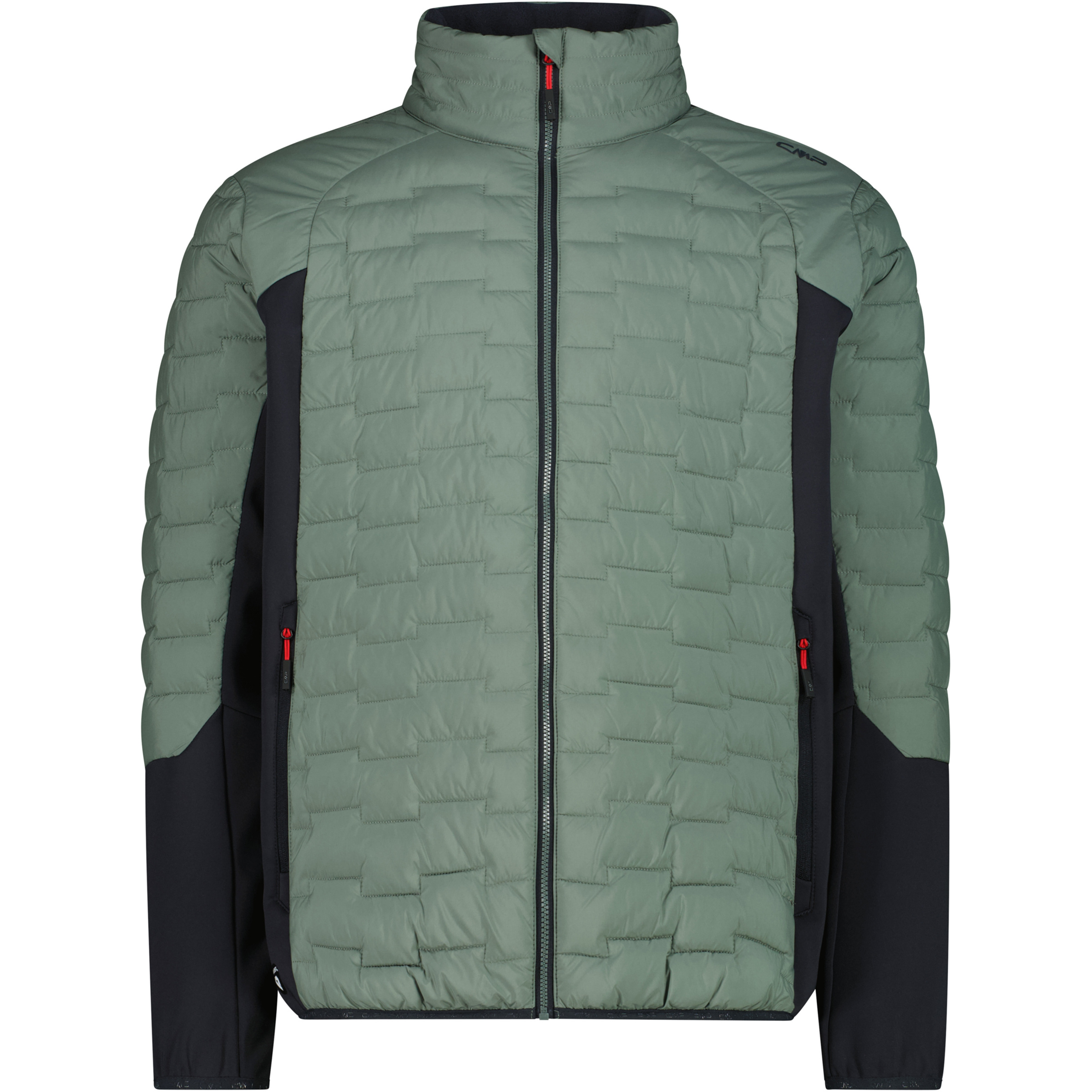 CMP Hybrid Herren Kunstfaserjacke gruen Größe S Trekking Wasserabweisend Wasserabweisend