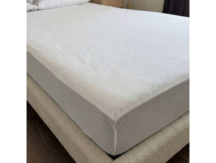 Protège matelas bouclette imperméable - bonnet 27 cm 200x200