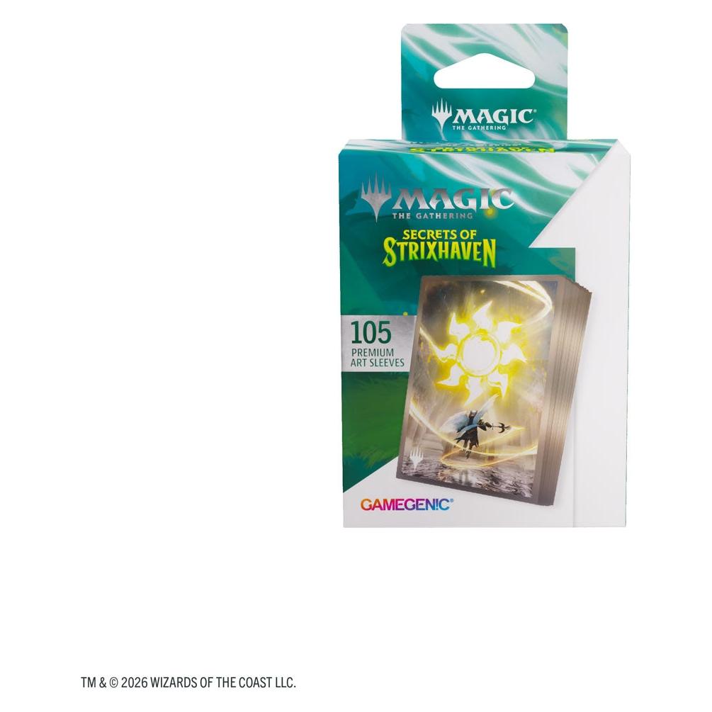 Gamegenic GGS15152 - Magic The Gathering Secrets of Strixhaven Premium Art Sleeves - Mana1 (Einzelart (GGS15152)