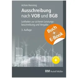Ausschreibung nach VOB und BGB - mit E-Book (PDF), Fachbücher von Achim Henning