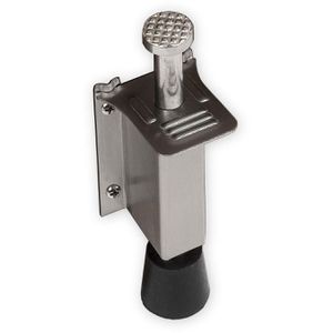 SO-TECH Türfeststeller Flipper 108425, aus Edelstahl, 142x40x47mm, mit Hubpedal 30 mm