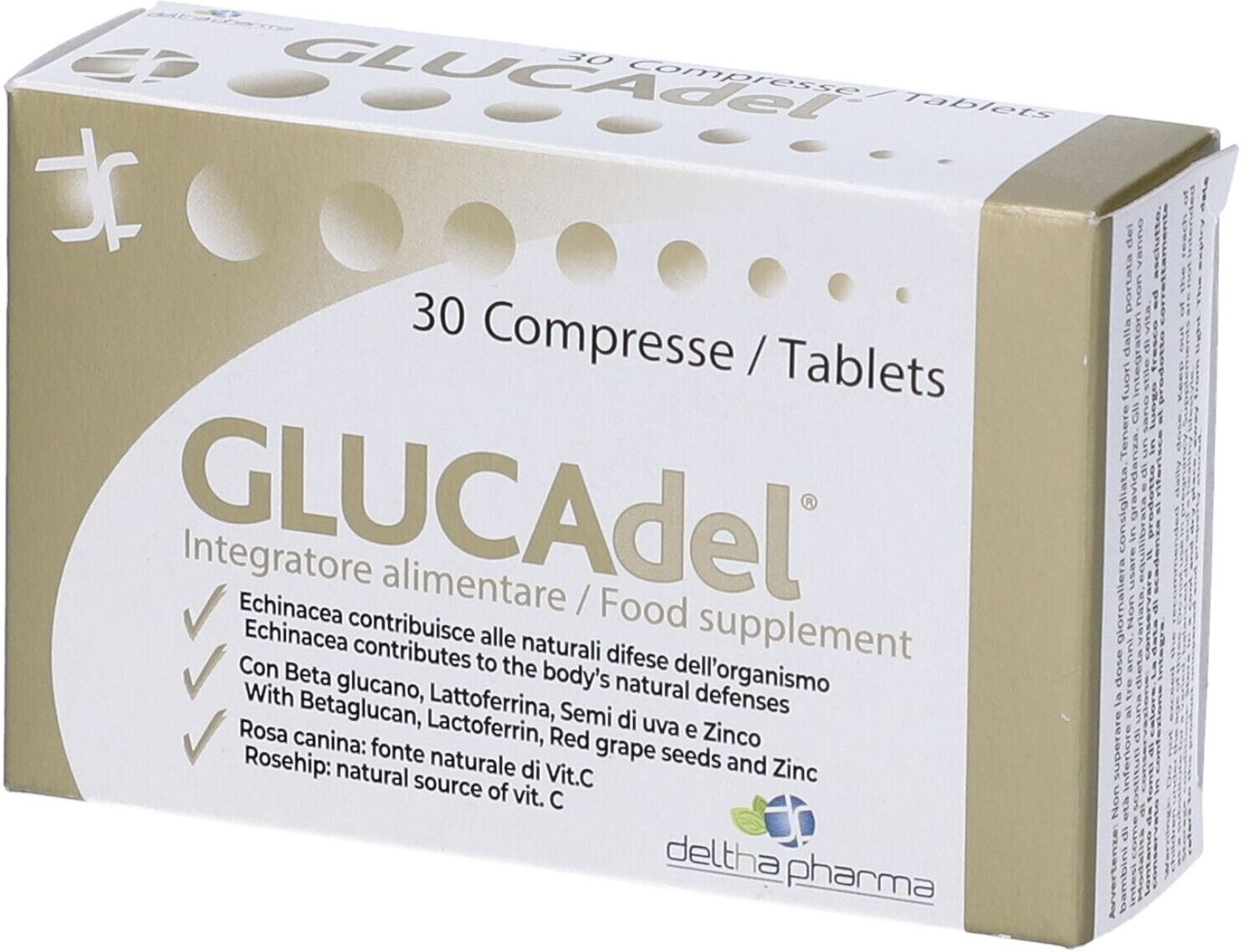 DELTHA PHARMA Srl Glucadel, 30 Compresse
