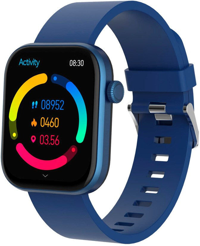 Denver SWC-185 Bluetooth Smartwatch med Indbygget Sundheds- & Sportstracker - Mørkeblå