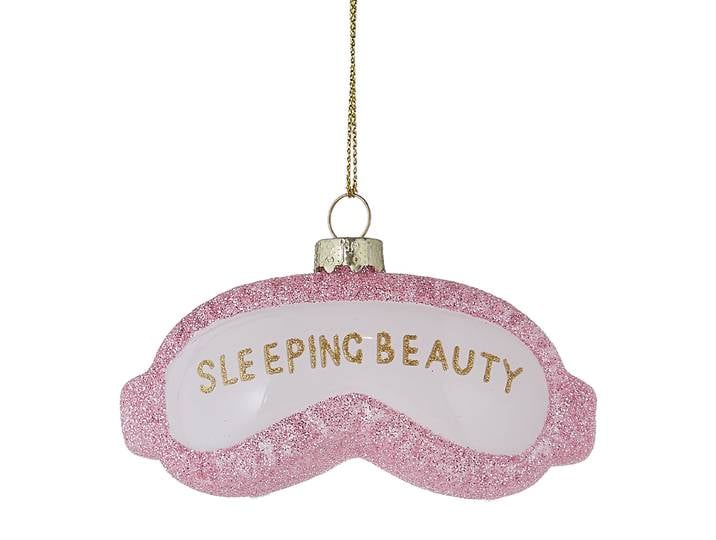 Baumanhänger Sleeping Beauty 2 x 4 x 9cm Pink/Pink