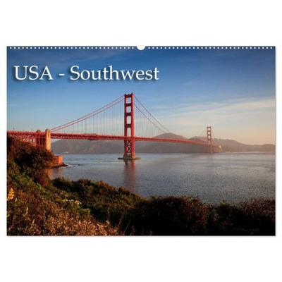 USA - Southwest (Wandkalender 2026 DIN A2 quer), CALVENDO Monatskalender